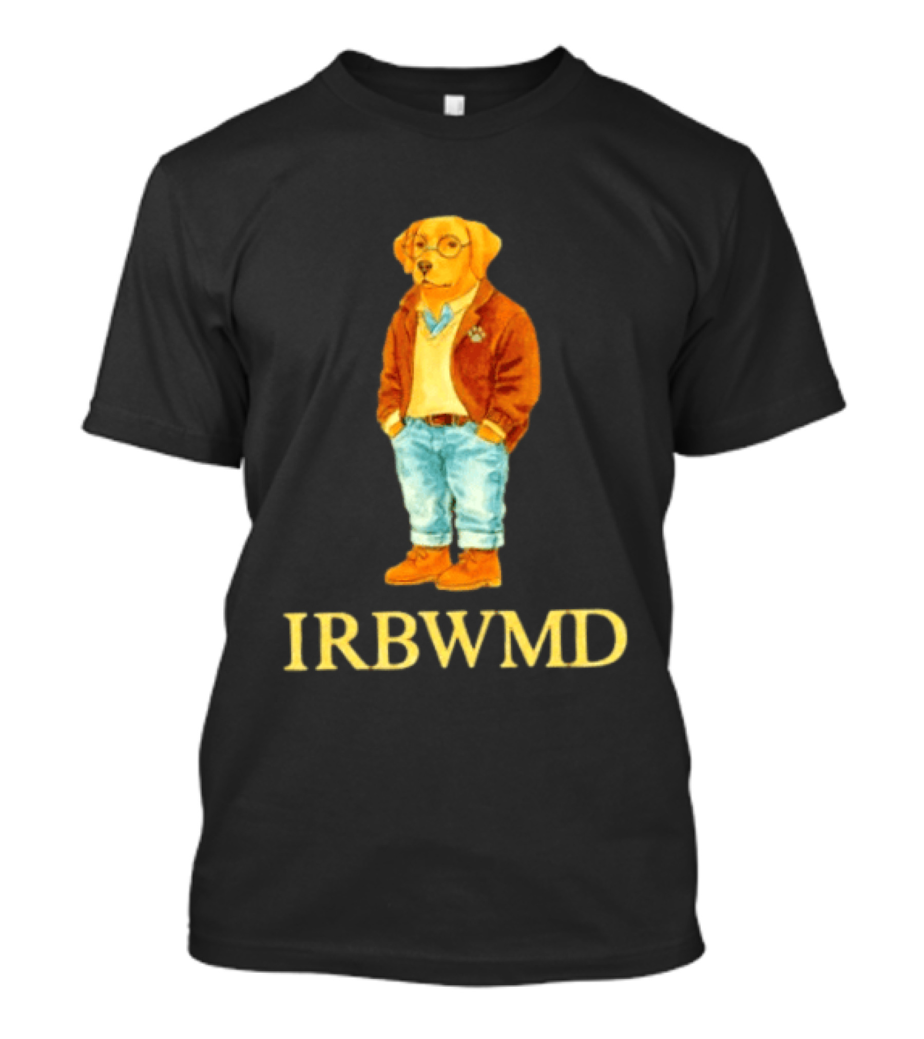 IRBWMD Golden Retriever Reading Companion T-Shirt