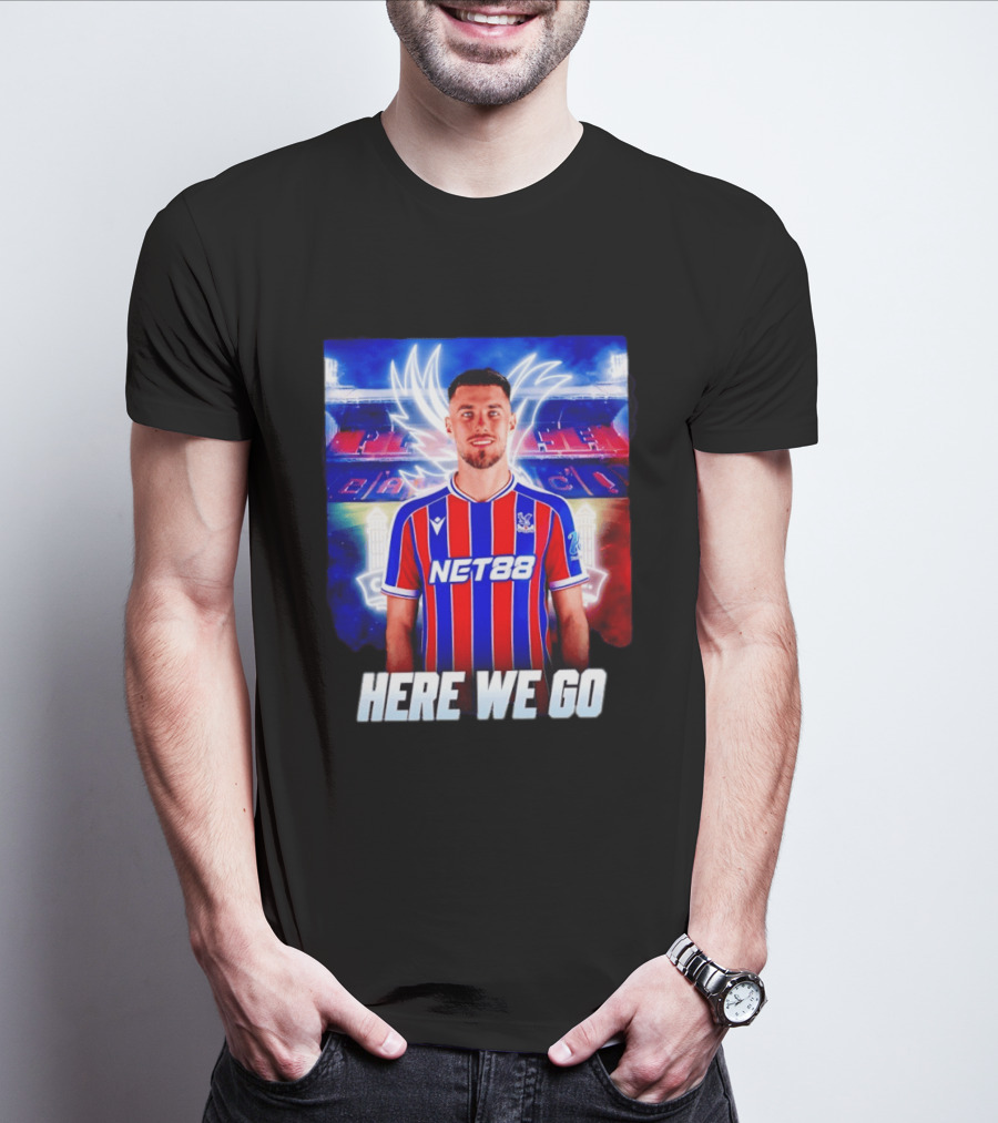 Oscar Mingueza NET88 Crystal Palace Here We Go T-Shirt