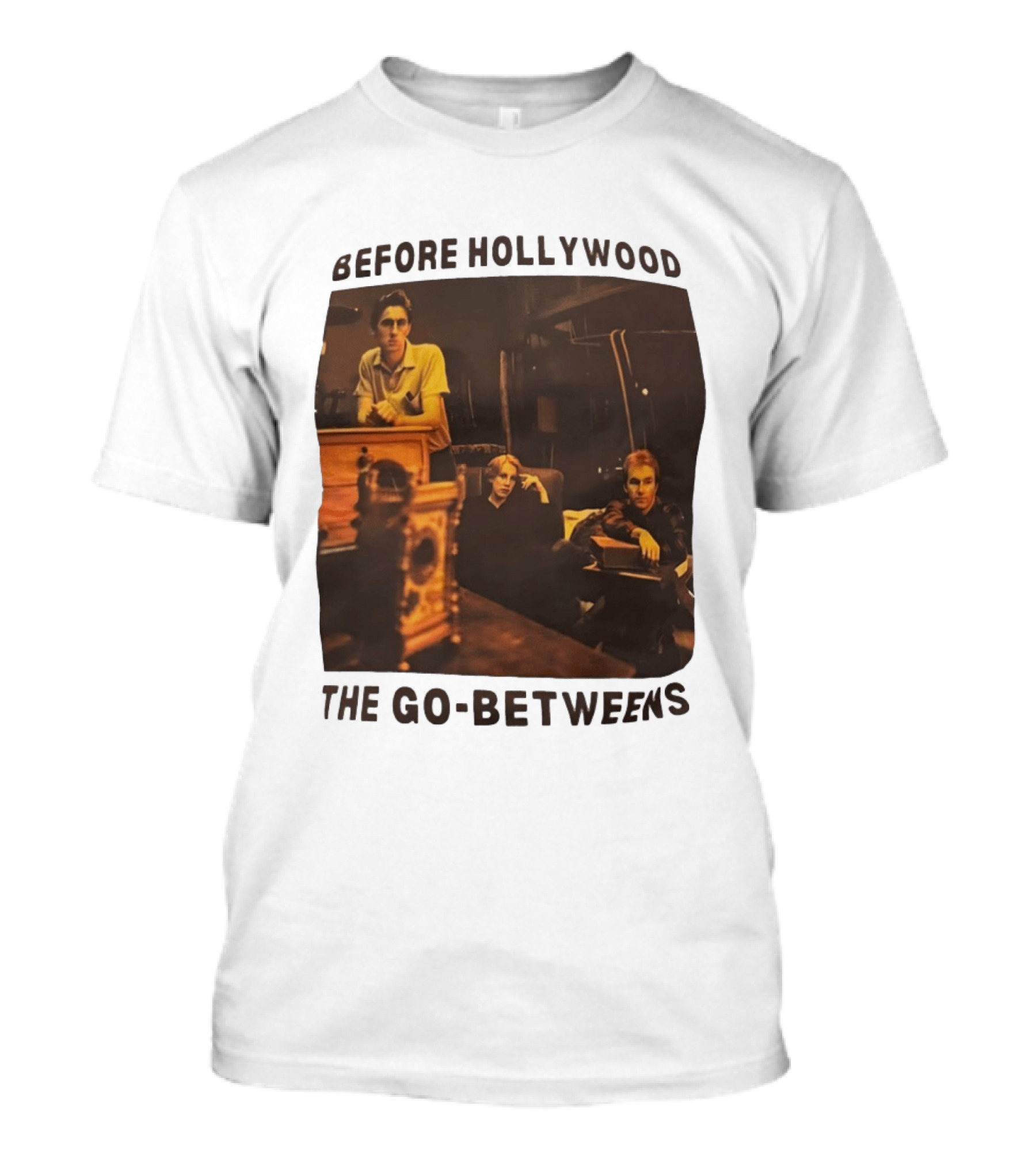 Before Hollywood The Go Betweens Indie Rock Band Image T-Shirt