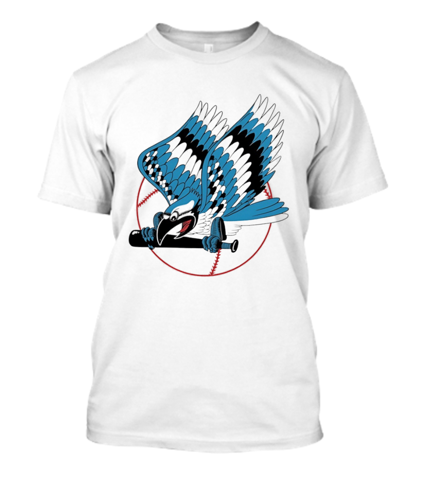 Toronto Blue Jays Flying Logo Majestic MLB Baseball Sportswear T-Shirt