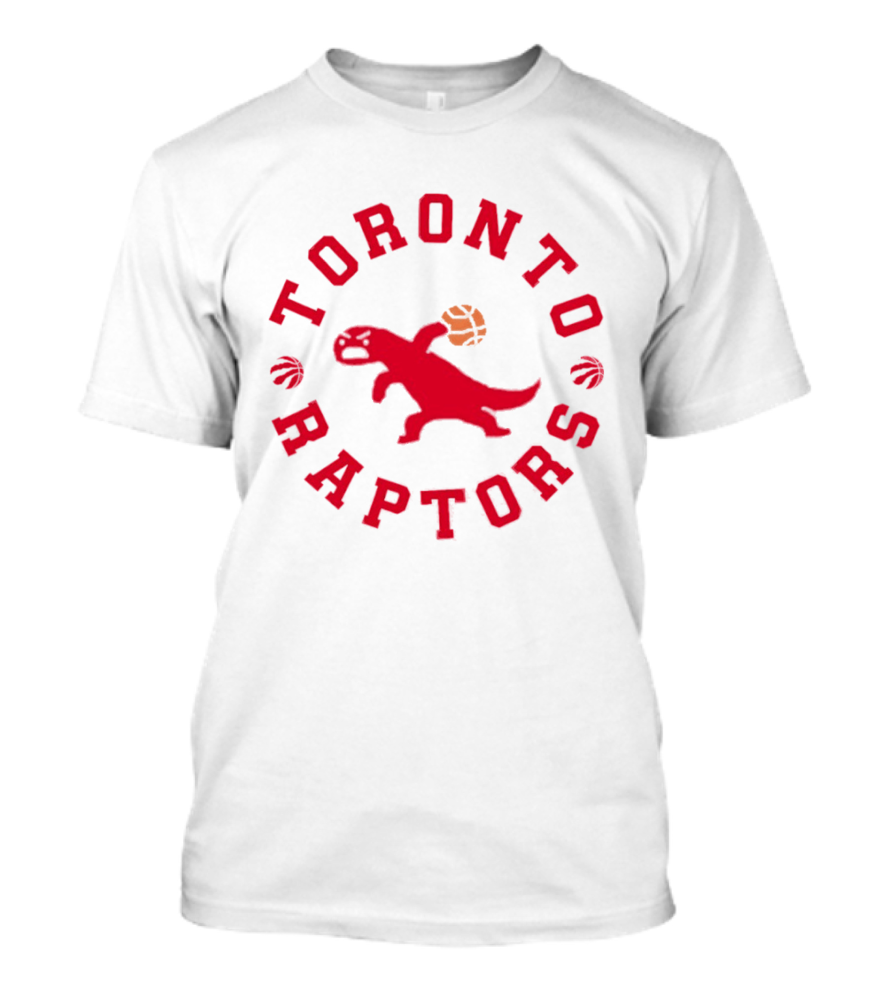 Toronto Raptors Basketball NBA Dinosaur Red T-Shirt