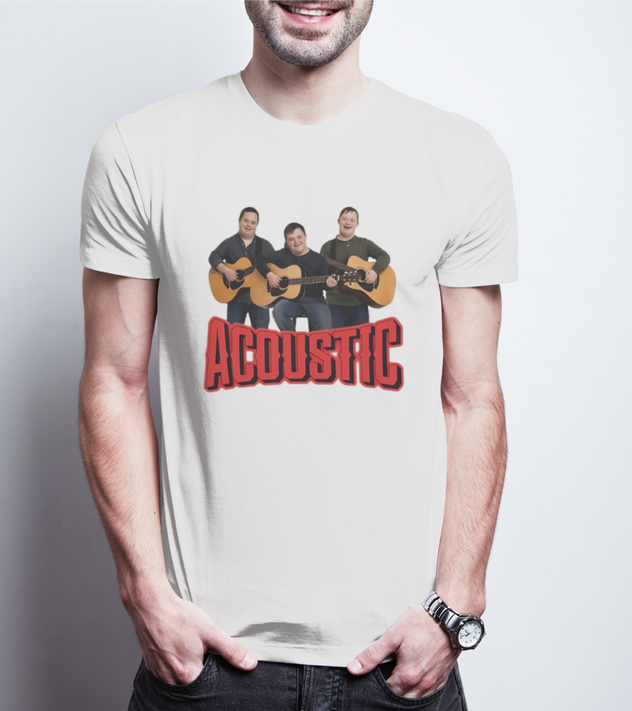 Acoustic Guitar Players Trio Musicians Band T-Shirt