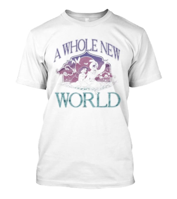 A Whole New World Aladdin Jasmine Disney Magic Carpet Ride T-Shirt
