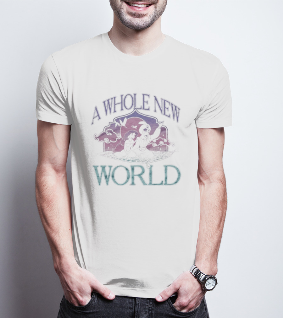 A Whole New World Aladdin Jasmine Disney Magic Carpet Ride T-Shirt