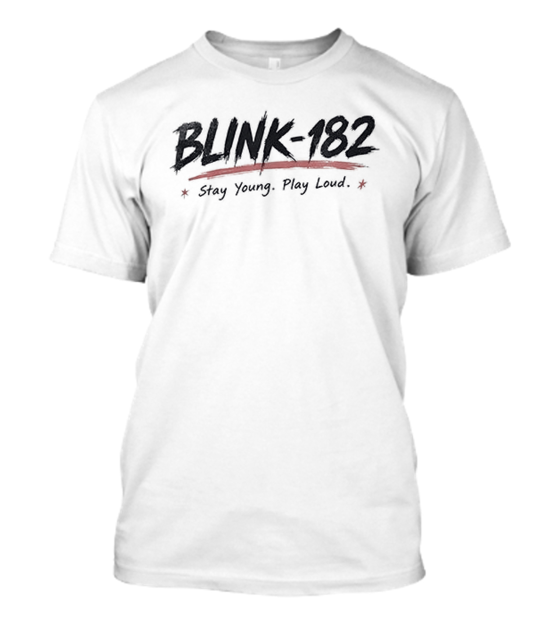 Blink 182 Stay Young Play Loud Retro Music T-Shirt