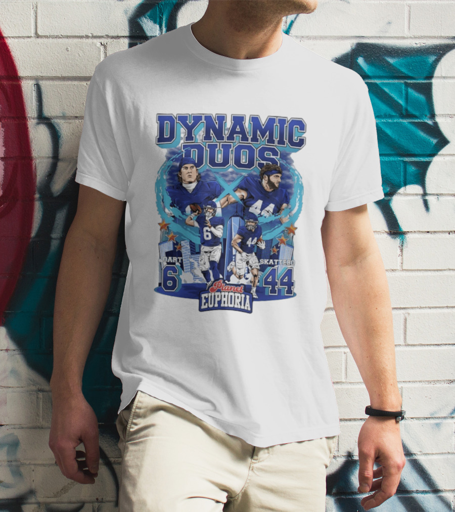 Dynamic Duos Dart 6 Skattebo 44 Planet Euphoria Skyline T-Shirt