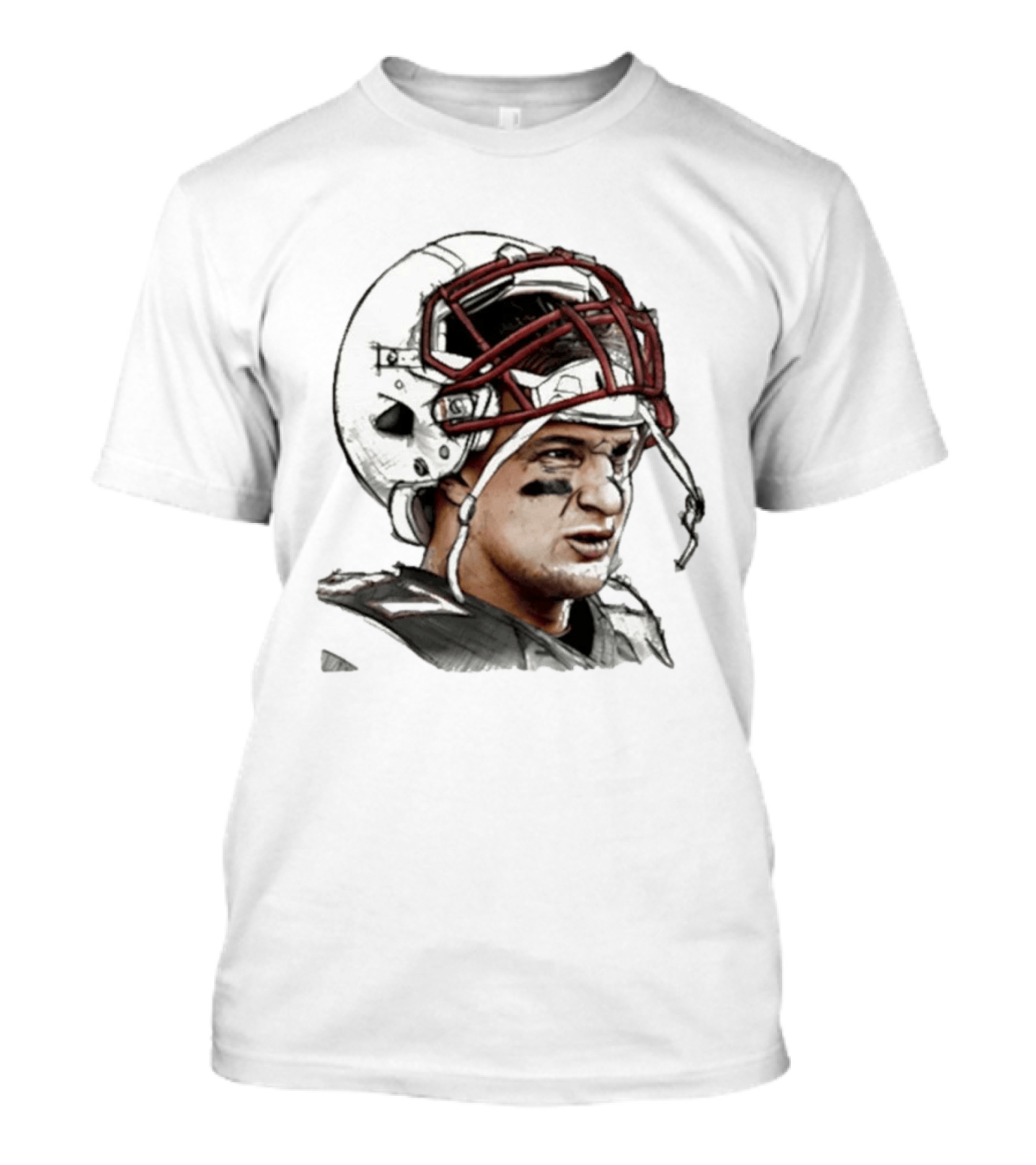 Rob Gronkowski New England Patriots Swag Head Helmet Football T-Shirt