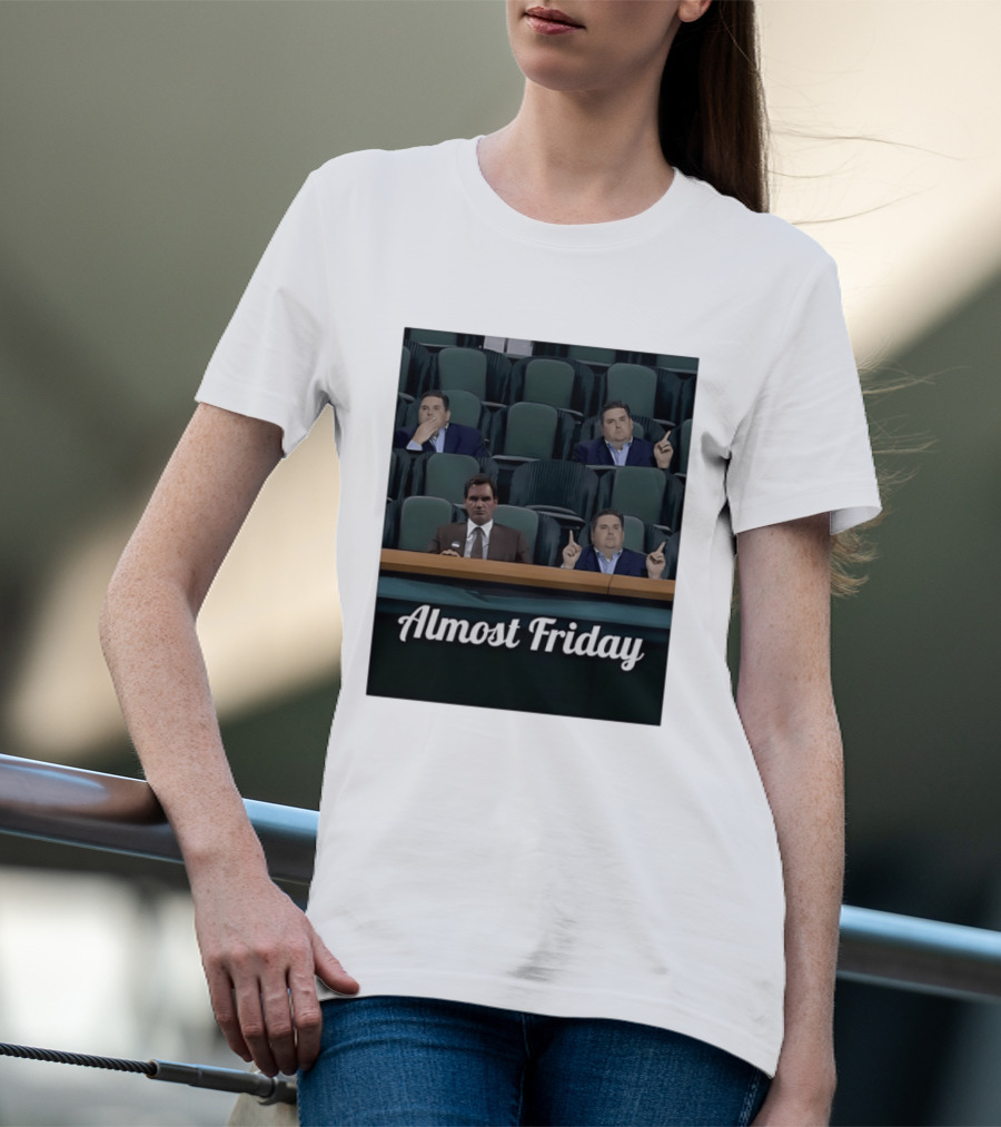 Roger Federer Brian Windhorst Tennis Stands Memes Almost Friday T-Shirt