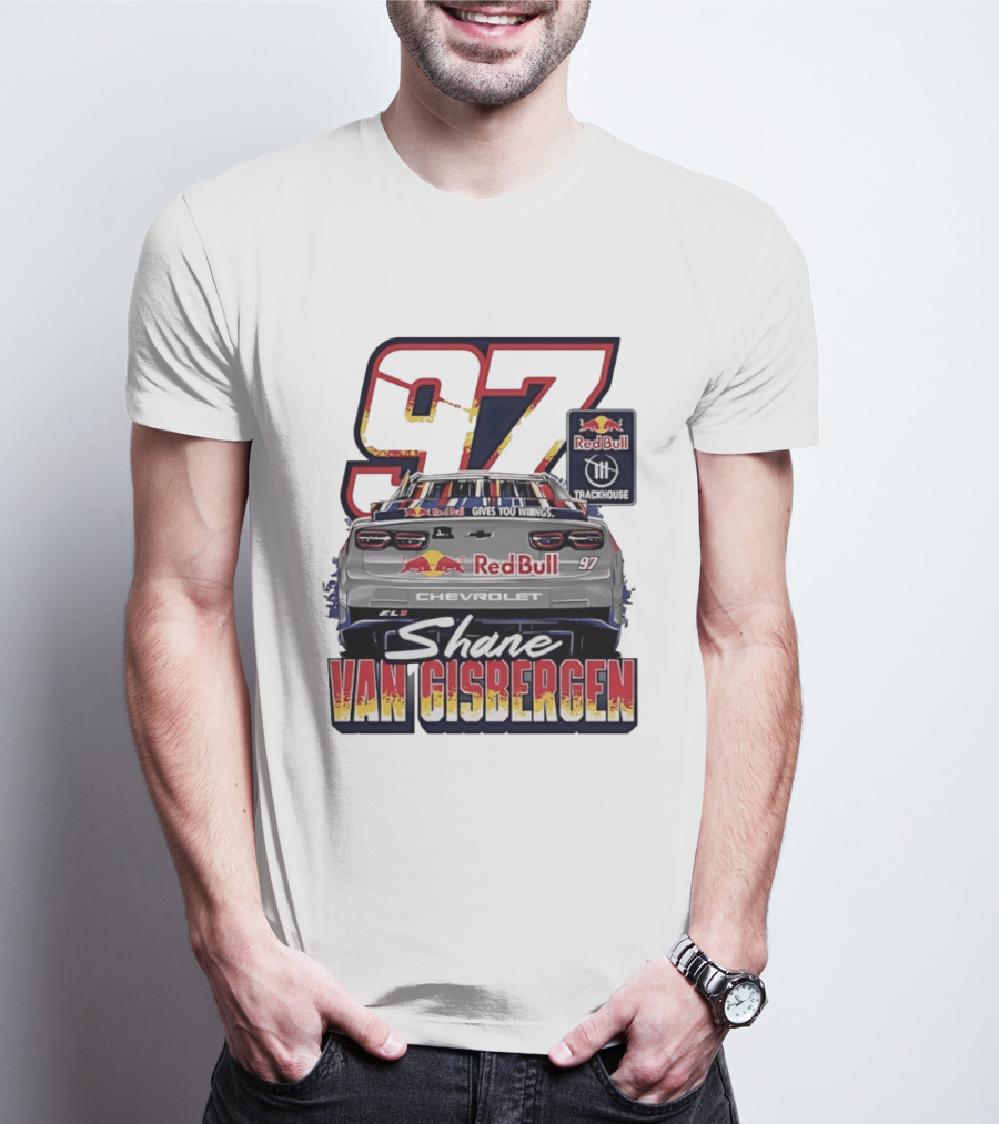 Shane Van Gisbergen 97 Red Bull Trackhouse Chevrolet Racing Team T-Shirt