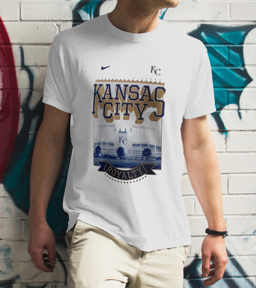 Kansas City Royals Stadium Royalty KC Nike T-Shirt