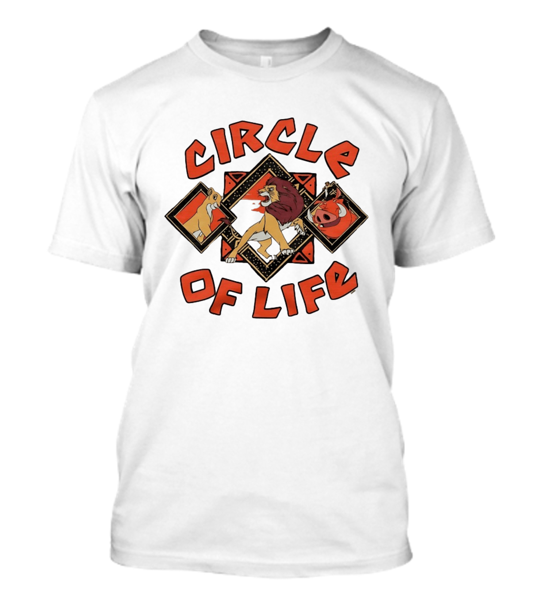 Circle Of Life Lion King Diamond Frames Disney T-Shirt