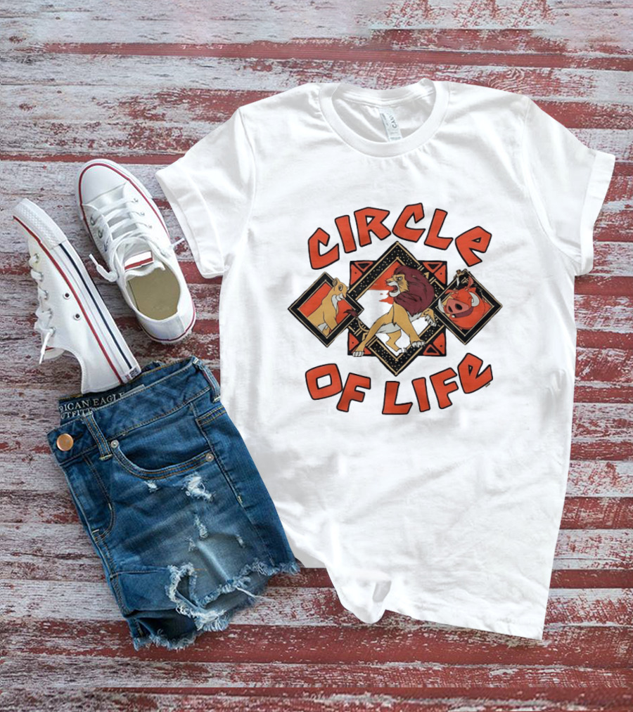 Circle Of Life Lion King Diamond Frames Disney T-Shirt