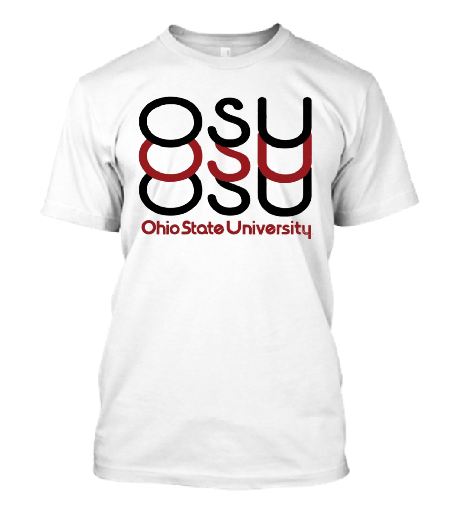 Ohio State University OSU Stacked T-Shirt