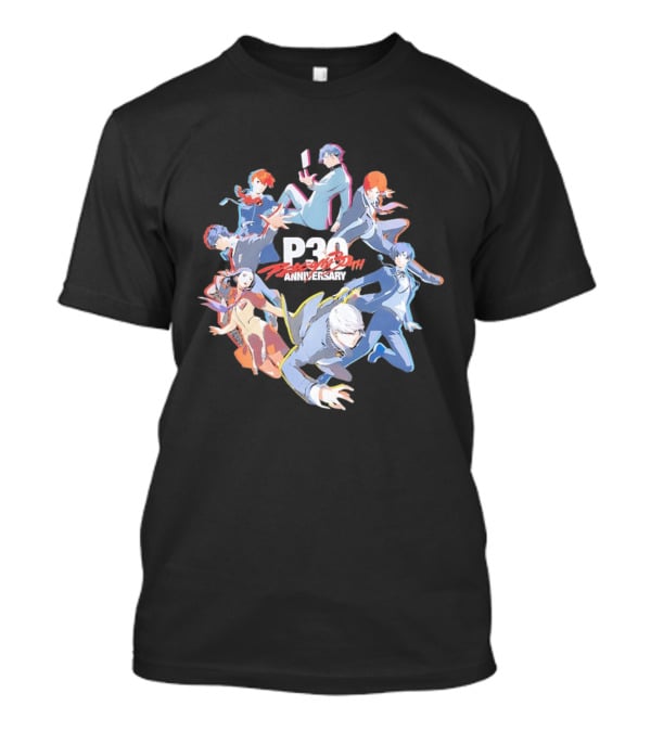 Persona 30th Anniversary P30 Atlus JRPG Collection T-Shirt