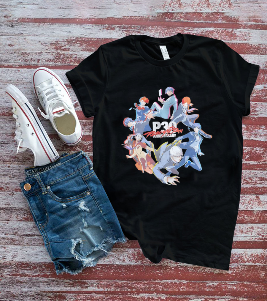 Persona 30th Anniversary P30 Atlus JRPG Collection T-Shirt