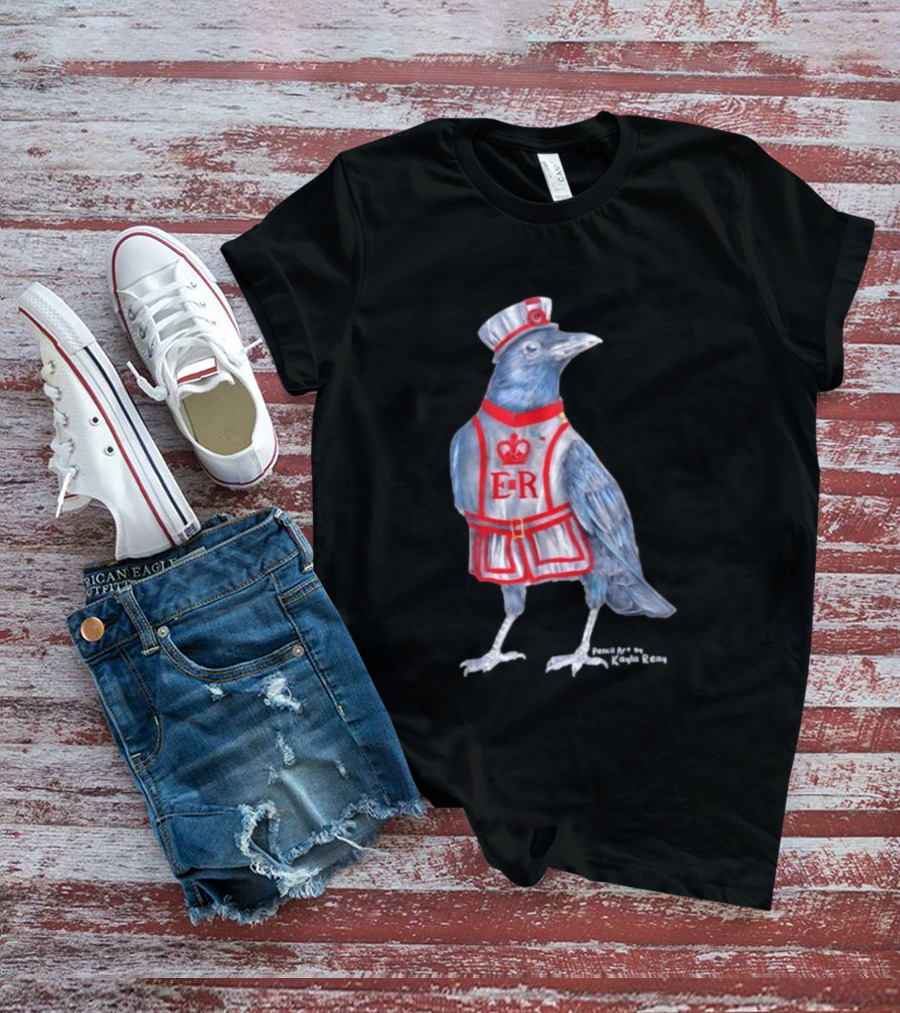 Rosaline The Raven ER Yeoman Warder Beefeater Uniform T-Shirt