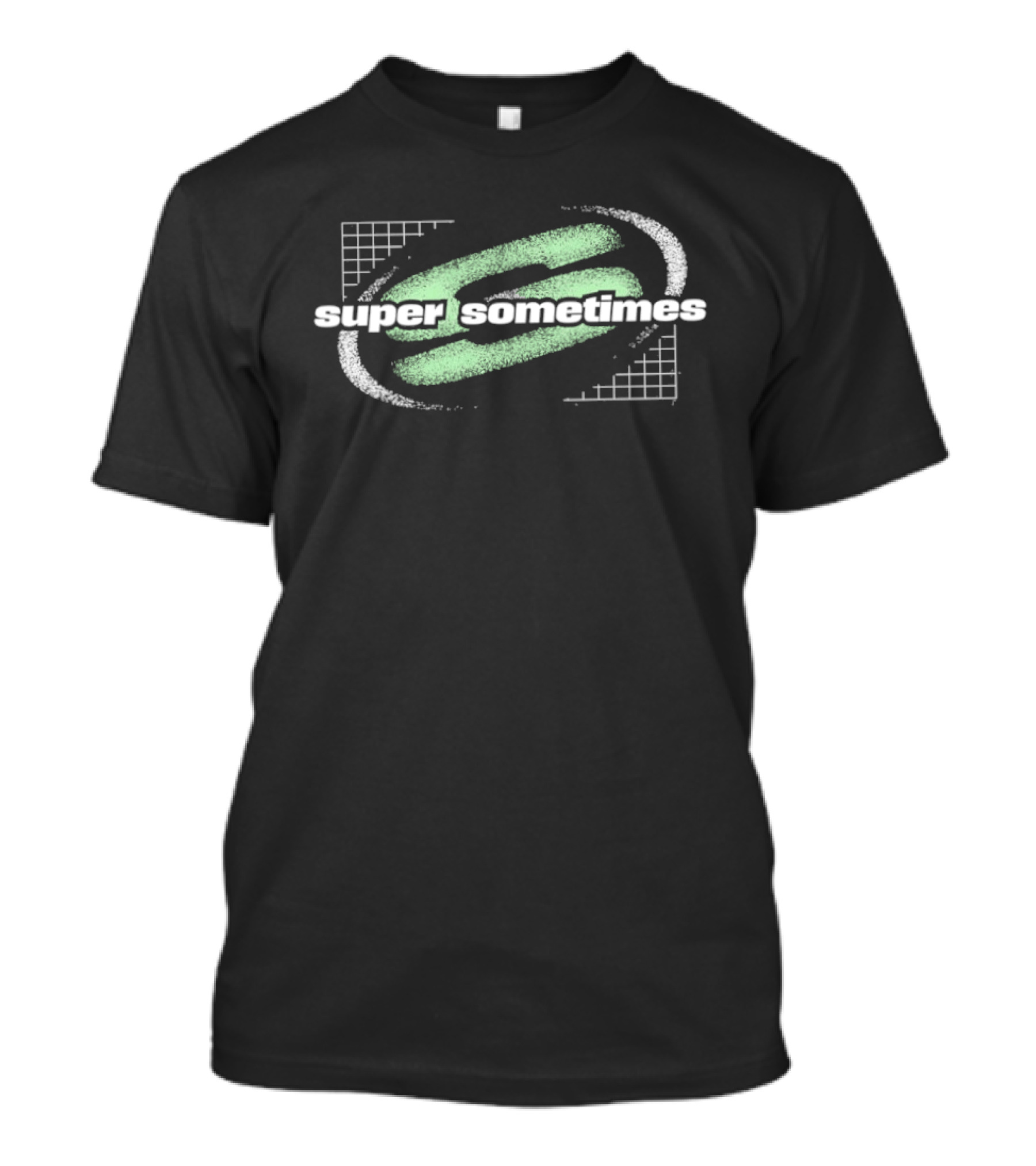 Super Sometimes Minimalist SS Grid Oval T-Shirt