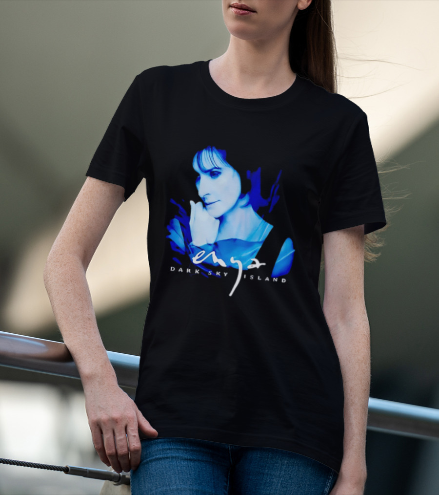 Enya Dark Sky Island Album Blue T-Shirt