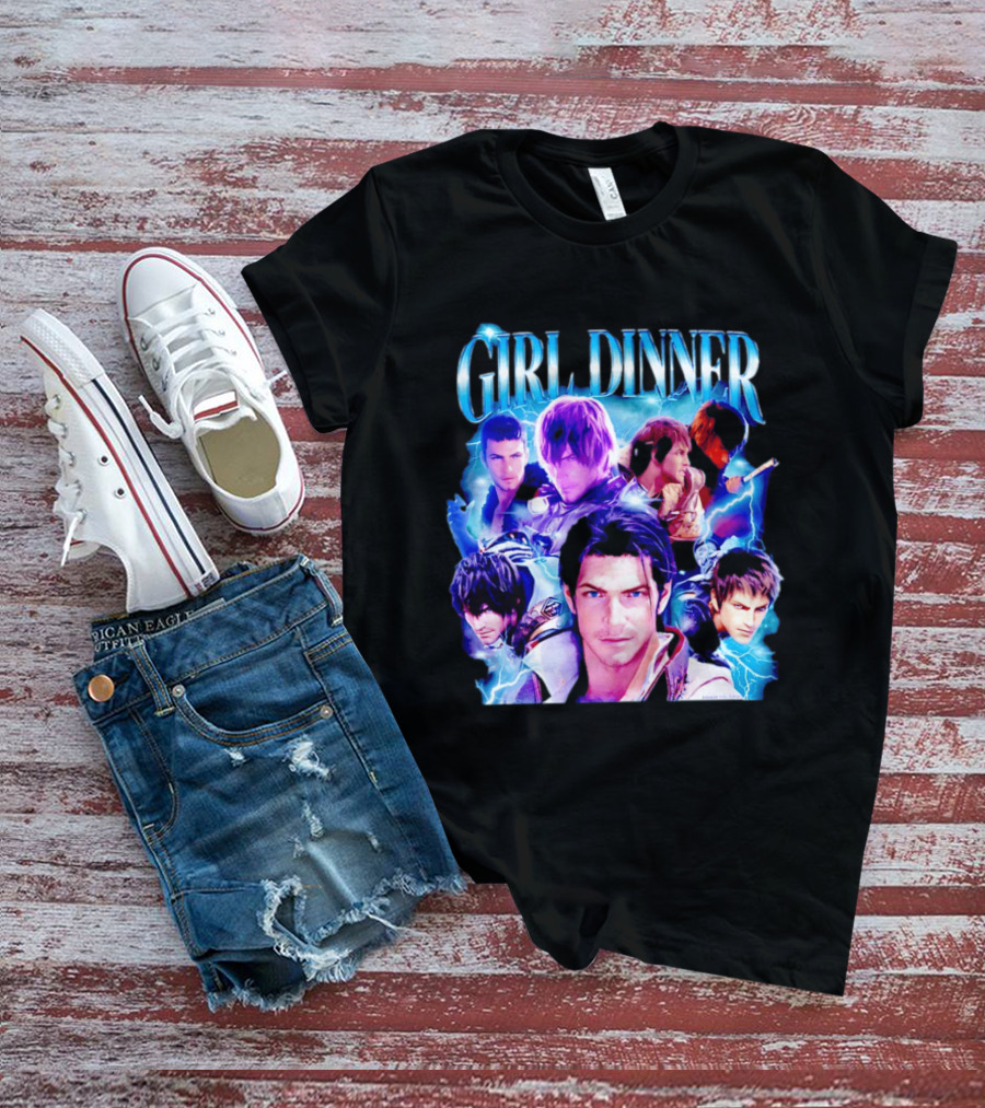 Girl Dinner Final Fantasy Characters Square Enix T-Shirt