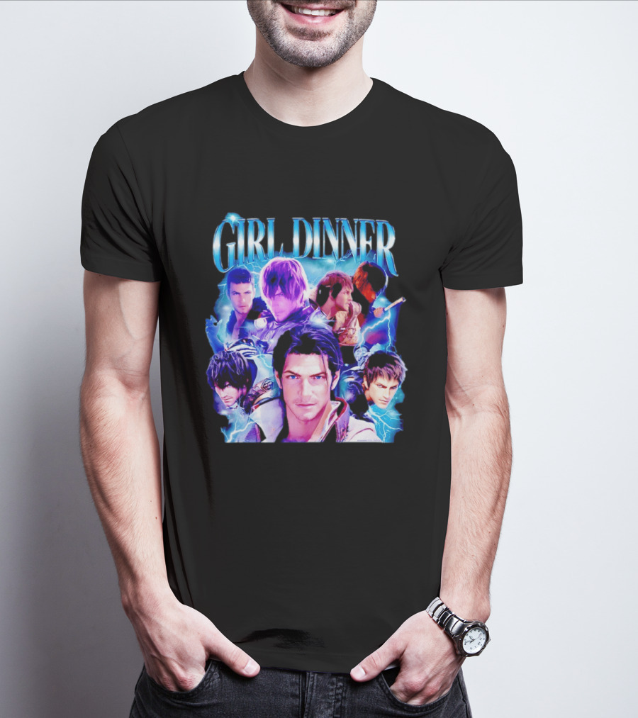 Girl Dinner Final Fantasy Characters Square Enix T-Shirt
