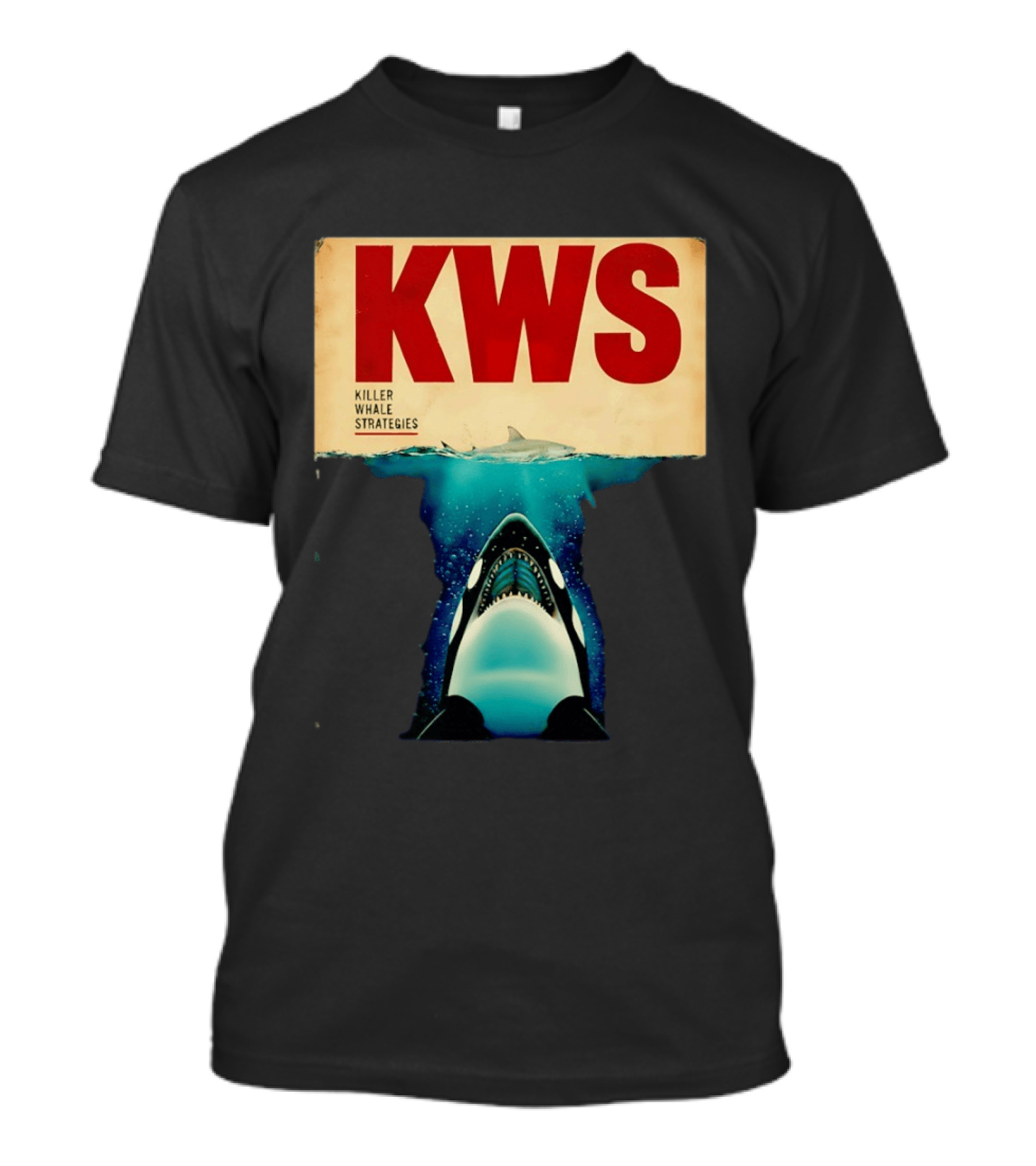 KWS Killer Whale Strategies Orca Shark Ocean T-Shirt