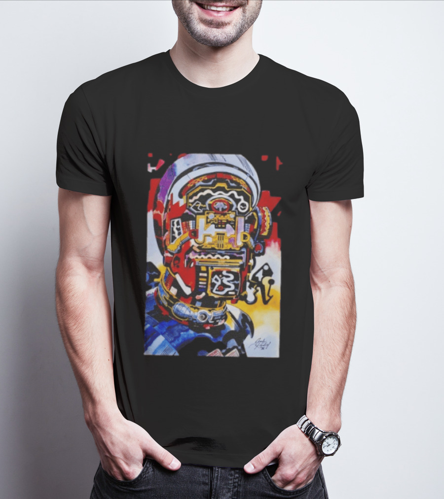 Jack Kirby Galactic Sci Fi Robot T-Shirt