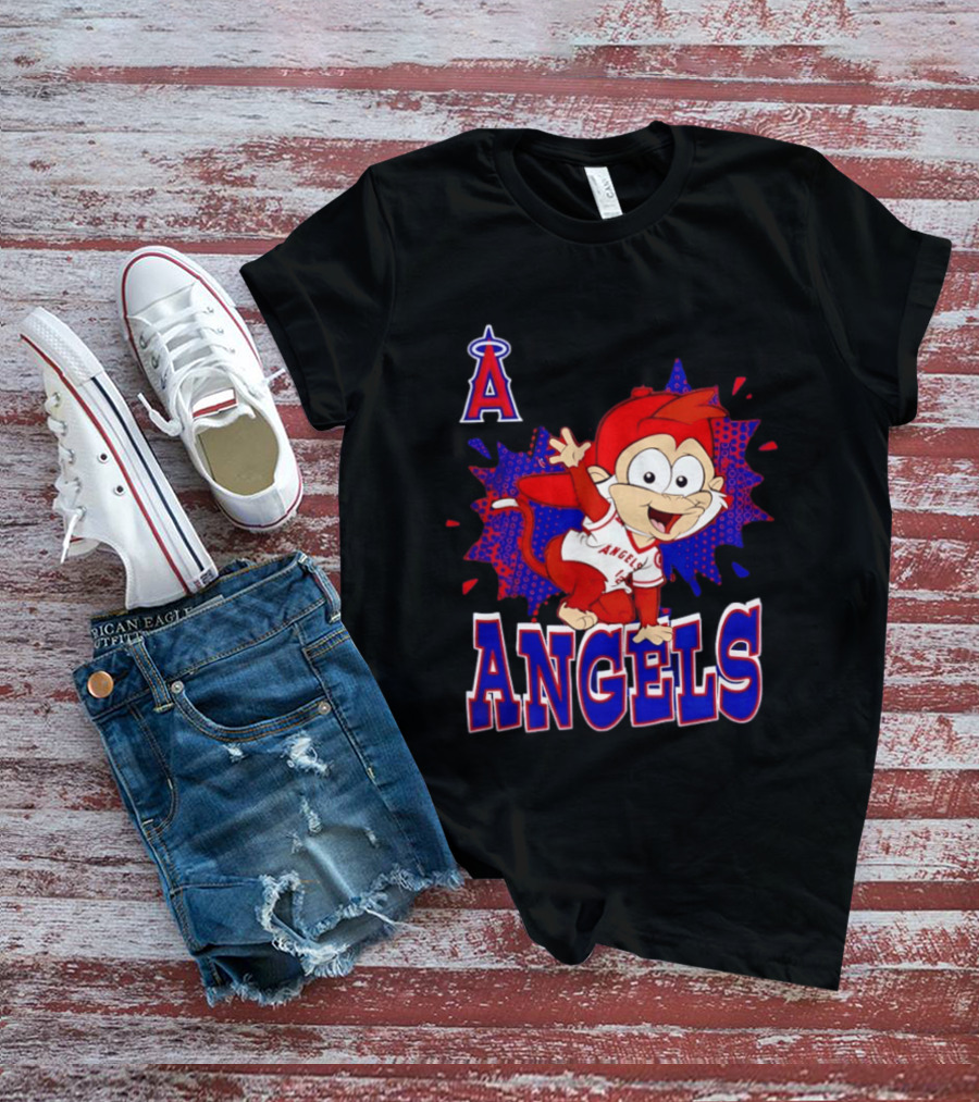 Los Angeles Angels Rally Monkey Baseball MLB Team Fans T-Shirt