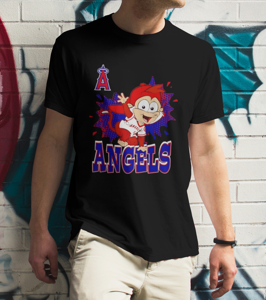 Los Angeles Angels Rally Monkey Baseball MLB Team Fans T-Shirt