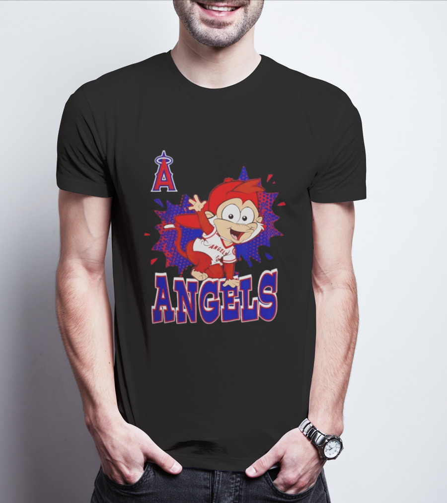 Los Angeles Angels Rally Monkey Baseball MLB Team Fans T-Shirt