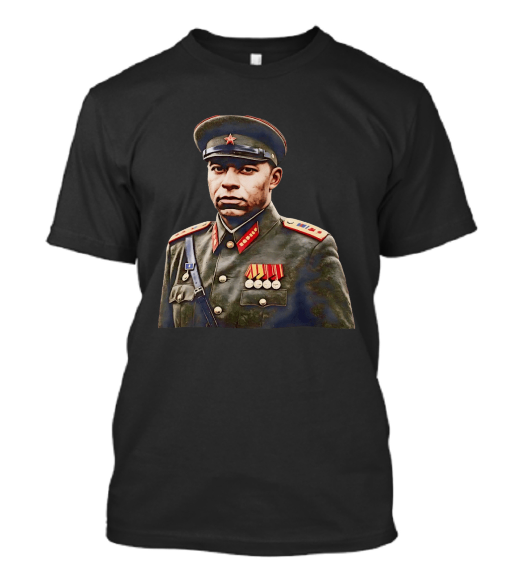 Mbappe Soviet Military Uniform Communist Leader General T-Shirt