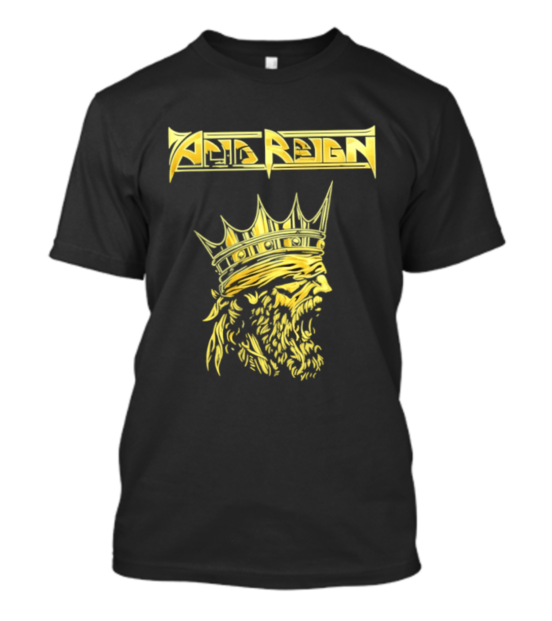 Acid Reign Golden King Thrash Metal Band T-Shirt