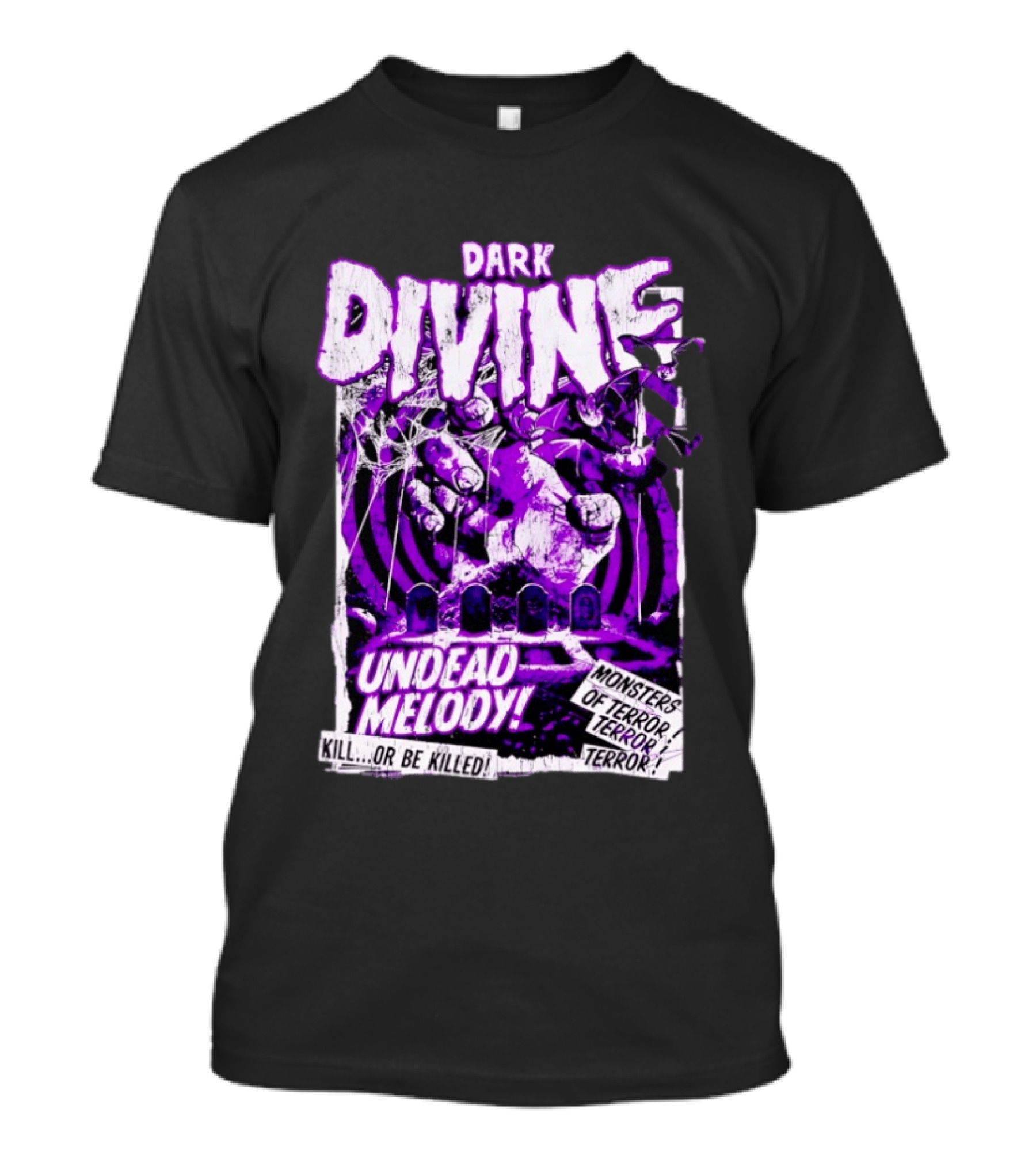 Dark Divine Undead Melody Monsters Of Terror Horror T-Shirt