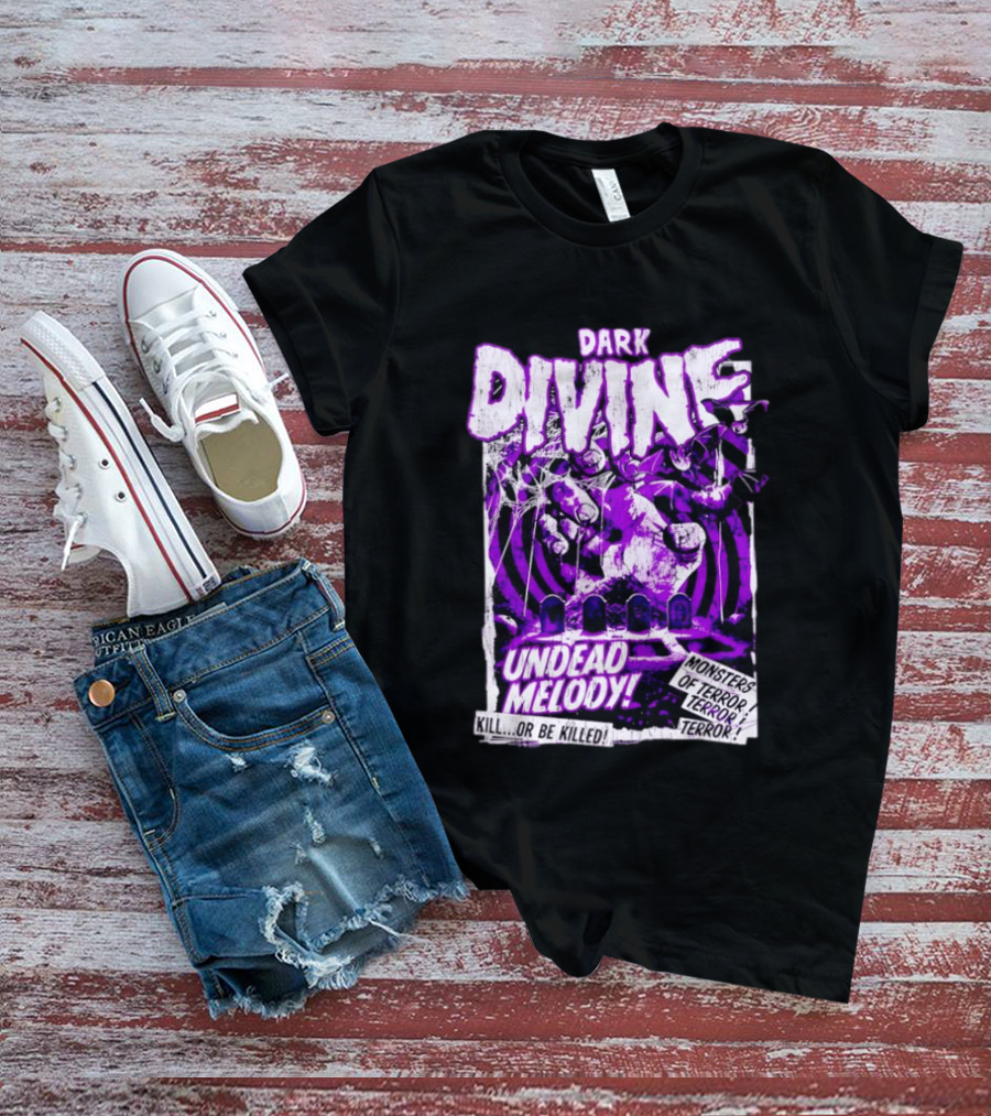 Dark Divine Undead Melody Monsters Of Terror Horror T-Shirt