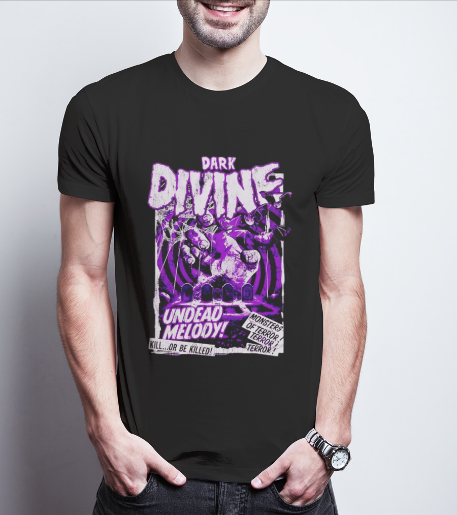 Dark Divine Undead Melody Monsters Of Terror Horror T-Shirt
