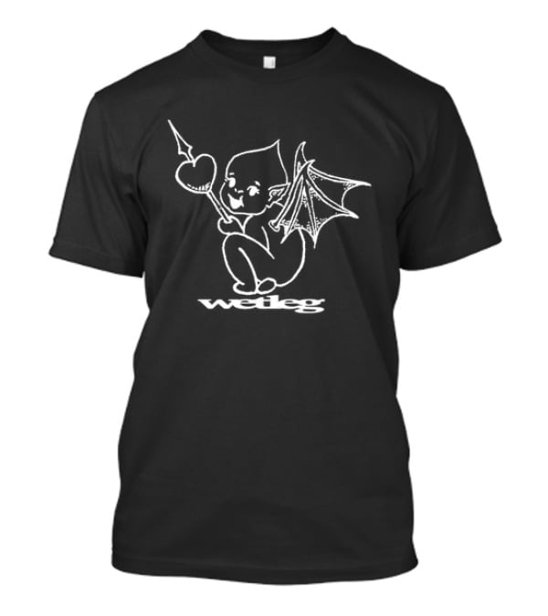 Wet Leg Baby Goblin Heart Spear Winged Creature T-Shirt