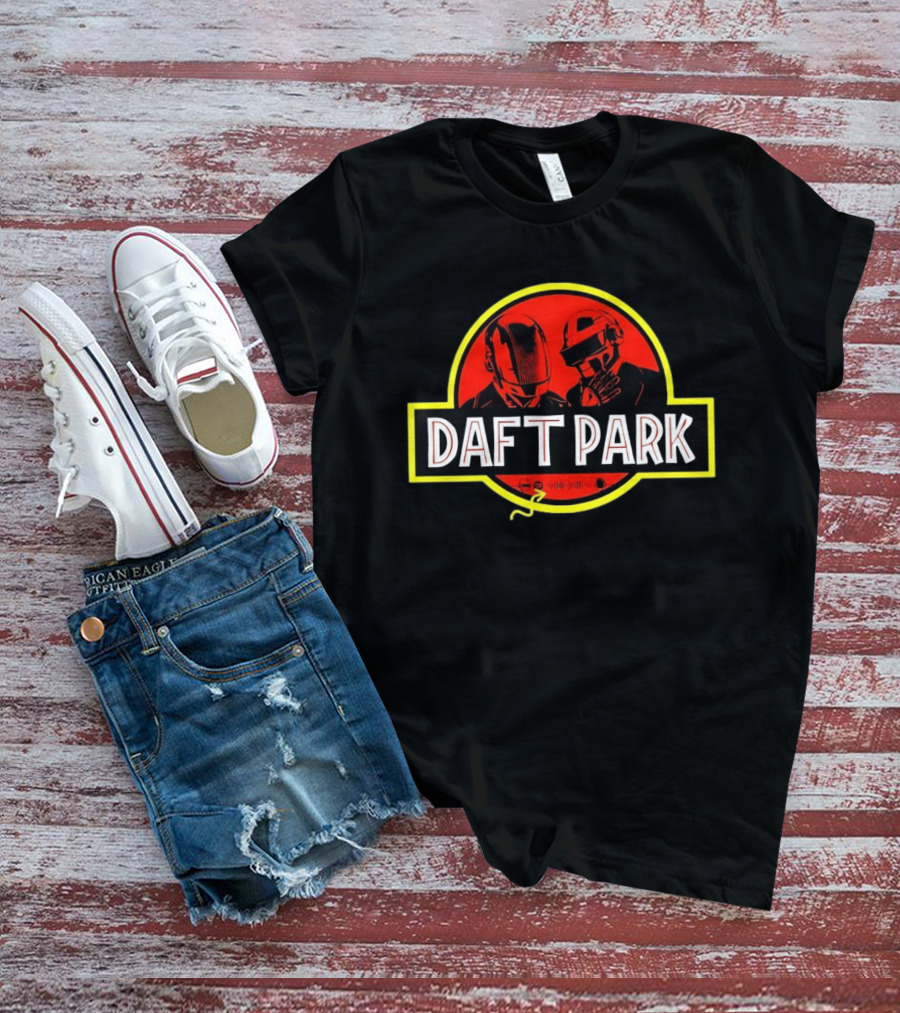 Daft Park Daft Punk Meets Jurassic Park Mashup T-Shirt