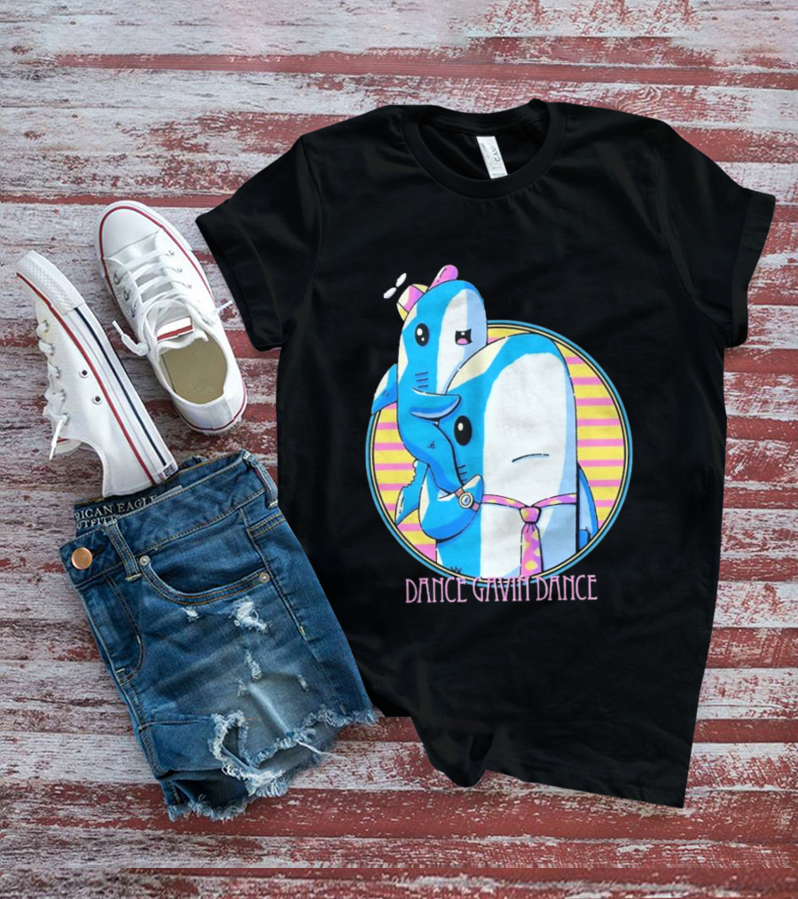 Dance Gavin Dance Shark Dad Cute Cartoon Marine Life Duo T-Shirt