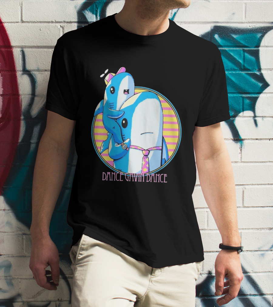 Dance Gavin Dance Shark Dad Cute Cartoon Marine Life Duo T-Shirt