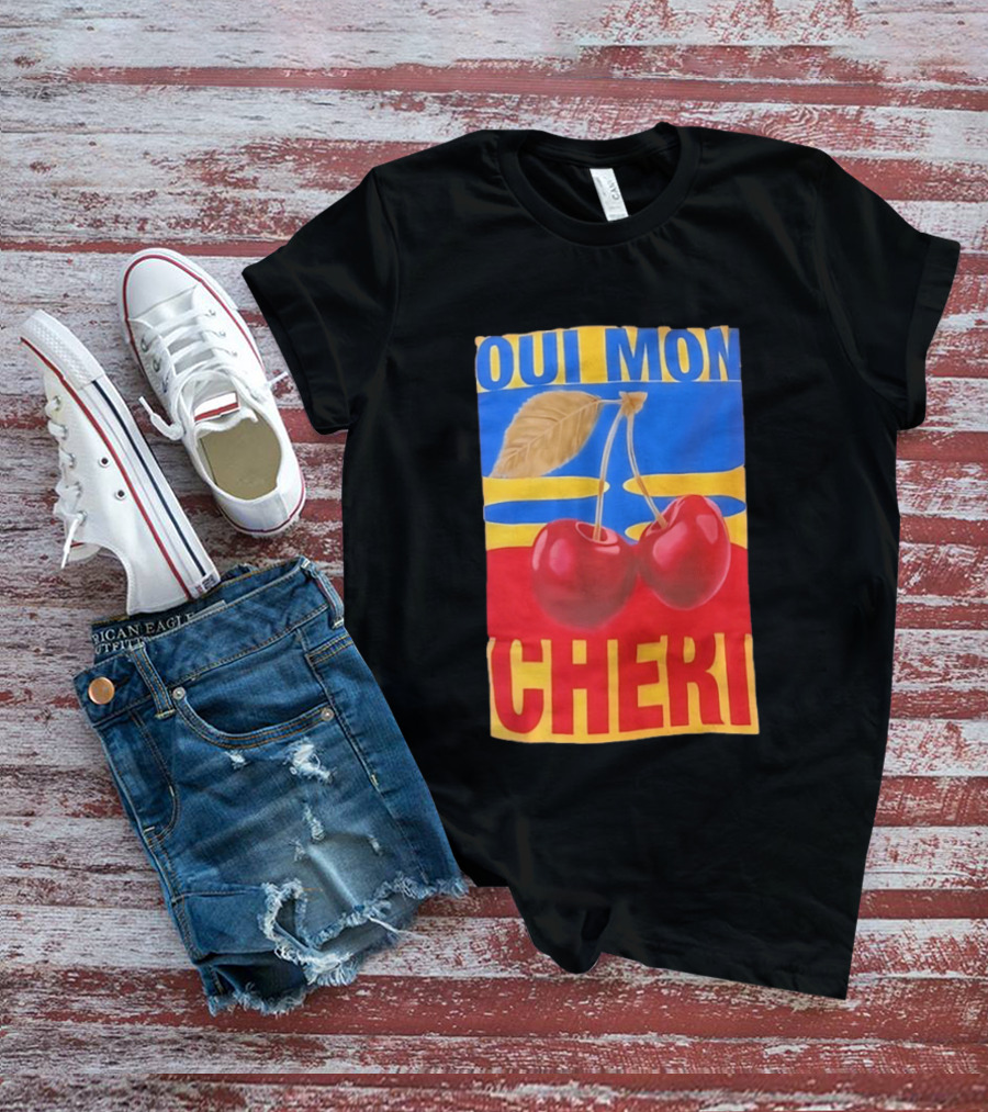 Oui Mon Cheri Cherry French Fruit T-Shirt