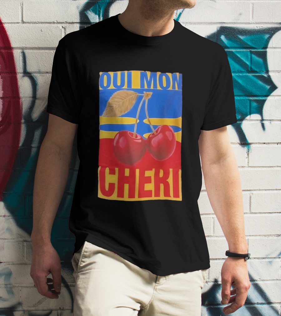 Oui Mon Cheri Cherry French Fruit T-Shirt