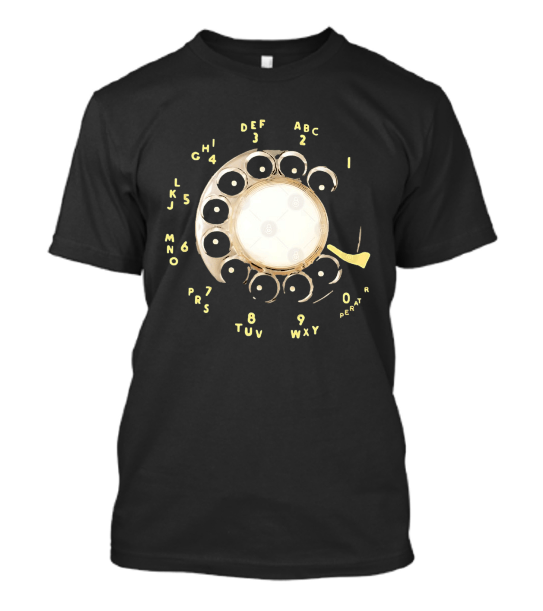 Rotary Telephone Dial ABC 1 2 3 T-Shirt