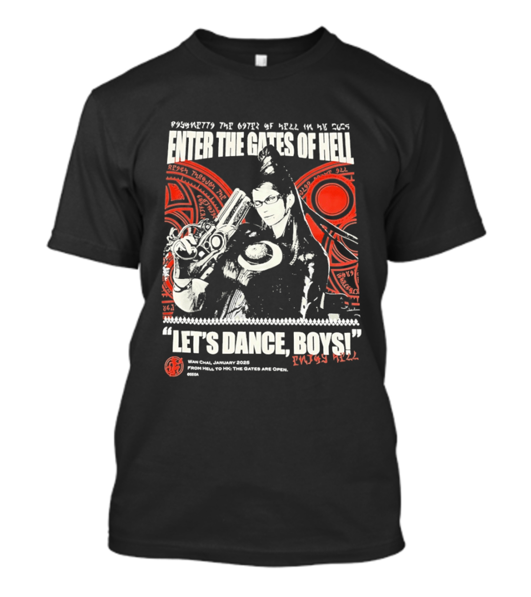Bayonetta Enter The Gates Of Hell Let's Dance Boys 2025 Wan Chai T-Shirt