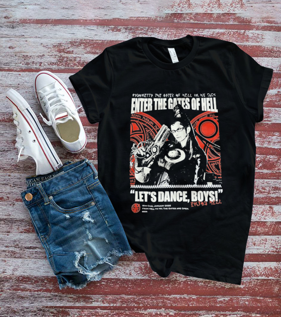 Bayonetta Enter The Gates Of Hell Let's Dance Boys 2025 Wan Chai T-Shirt