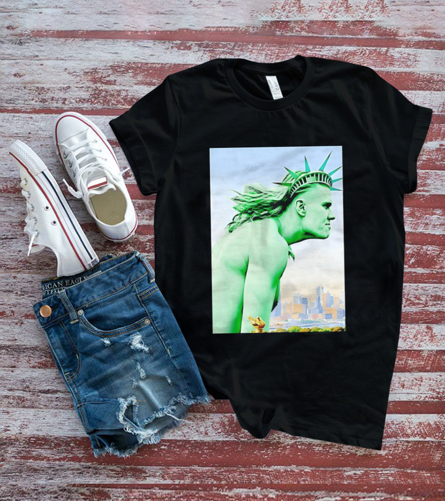 Erling Haaland Liberty Statue Meme T-Shirt