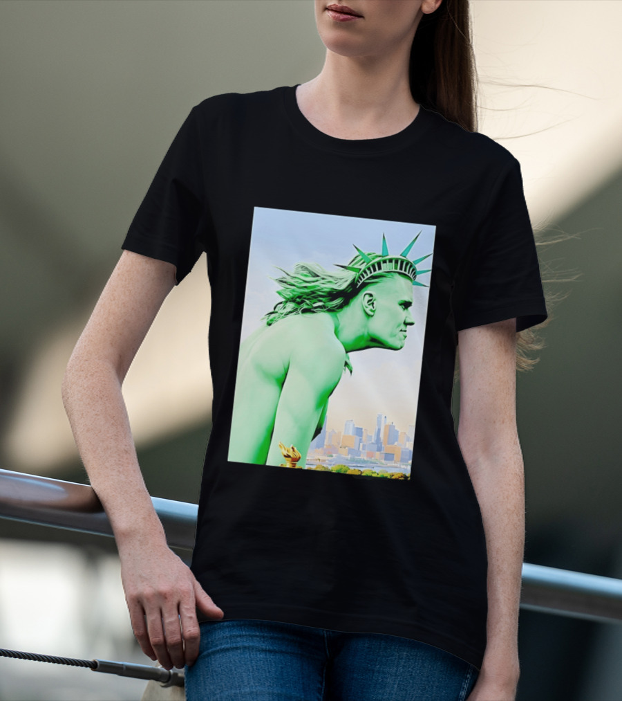 Erling Haaland Liberty Statue Meme T-Shirt