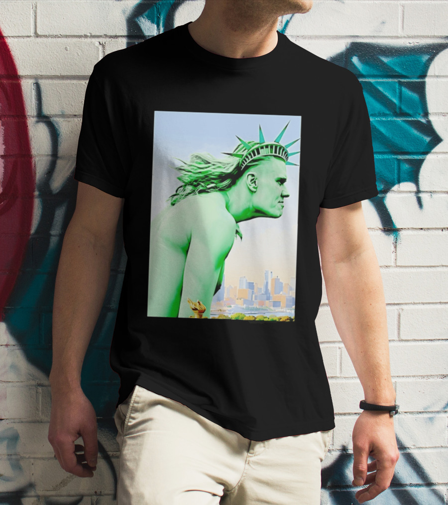 Erling Haaland Liberty Statue Meme T-Shirt