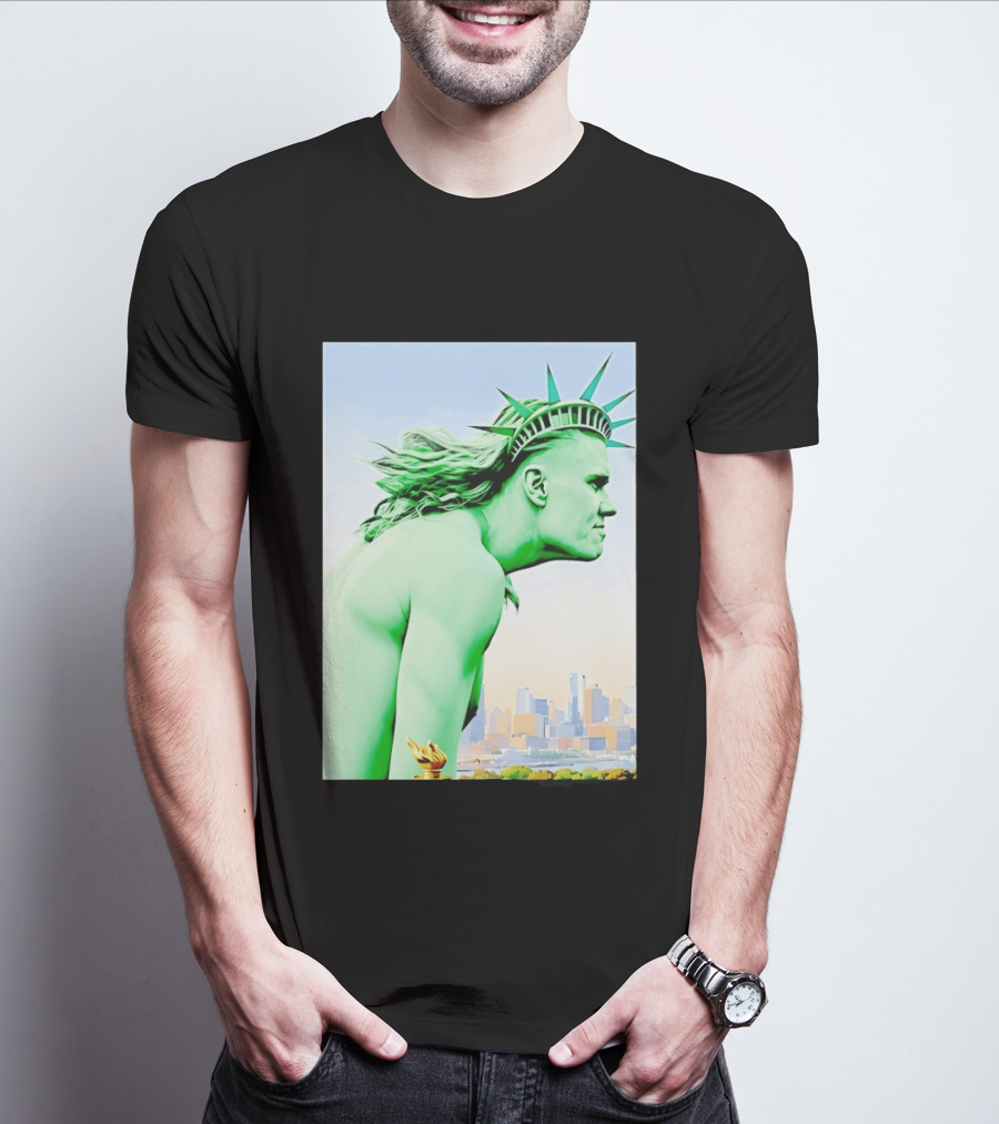 Erling Haaland Liberty Statue Meme T-Shirt