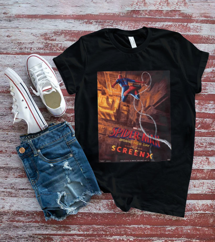 Spider Man Brand New Day Shot For ScreenX In Theaters July 31 2026 T-Shirt