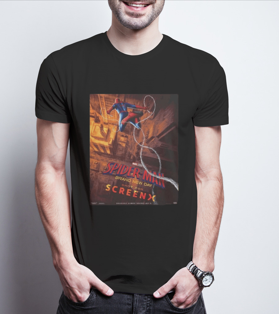 Spider Man Brand New Day Shot For ScreenX In Theaters July 31 2026 T-Shirt