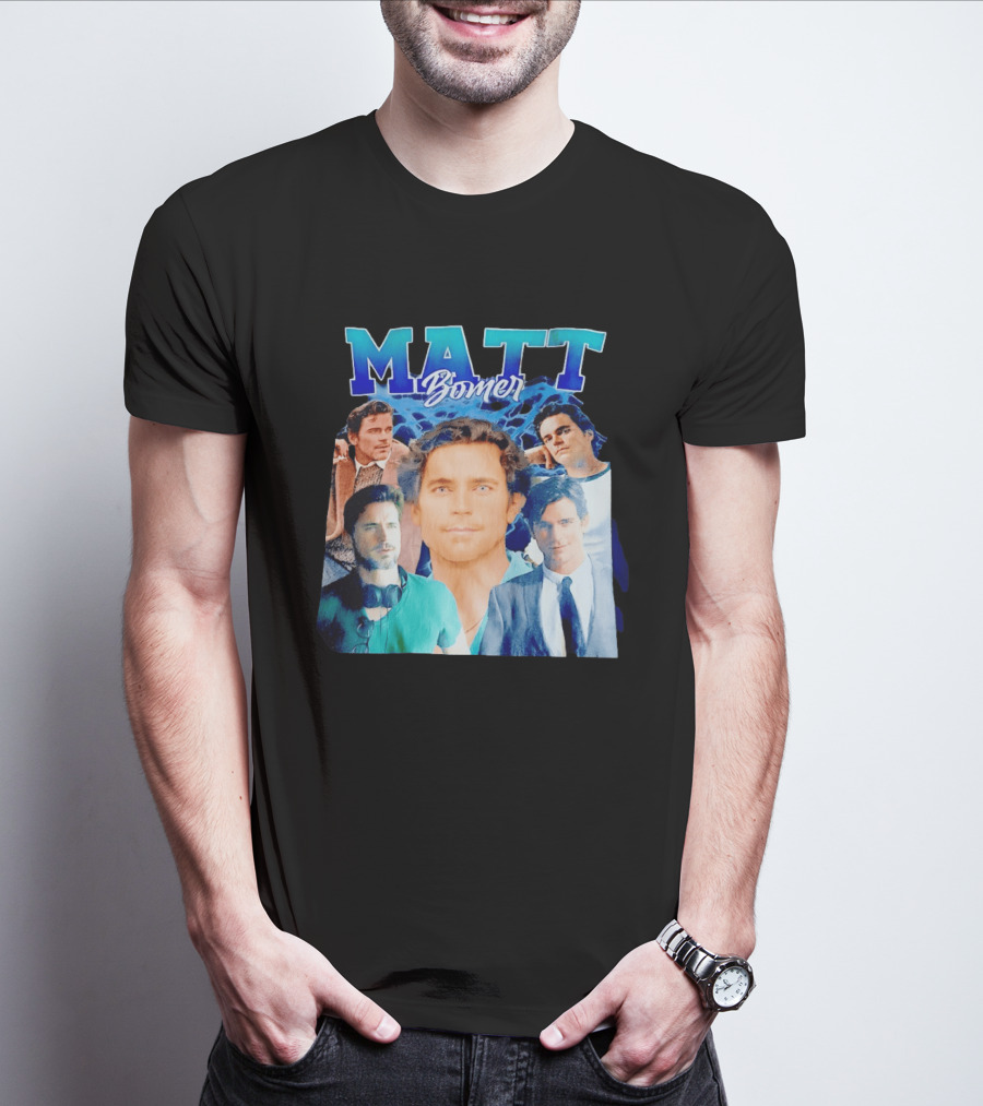 Matt Bomer Collage Actor Celebrity T-Shirt